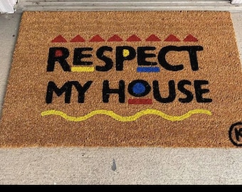 Respect My House Doormat Mat | Martin doormat | 90s home decor