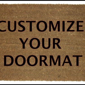 Custom Doormat Mat