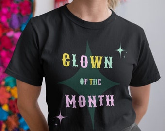 Camiseta Payaso del Mes, Ropa Pastel Clowncore