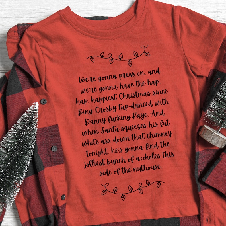Christmas Vacation Jolliest Bunch of Assholes Quote Holiday Digital