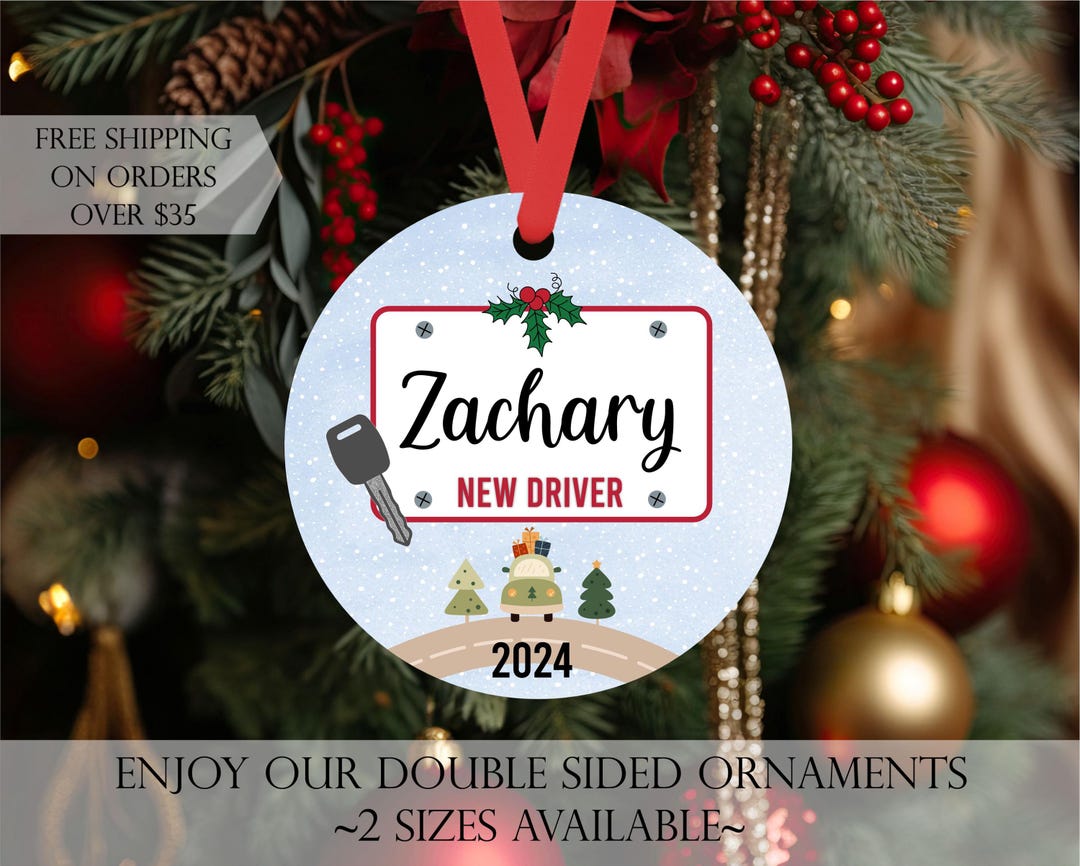 New Driver Ornament, My First Car Ornament, New Driver Gift, New Car