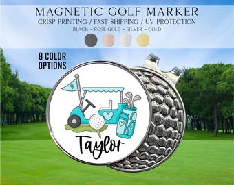 Golf Ball Marker, Golf Gift For Girls, Women Golf Ball Marker, Golf Gift For Teens, Personalized Golf Marker, Custom Name Golf Marker