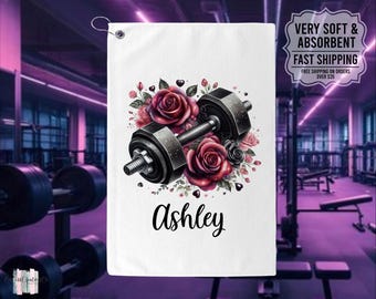Gym Towel, Gym Work Out Towel, Custom Gym Towel, Gym Sweat Towel, Workout Fitness Towel, Personalized Gym Gift, Workout Towel Gift Ideas