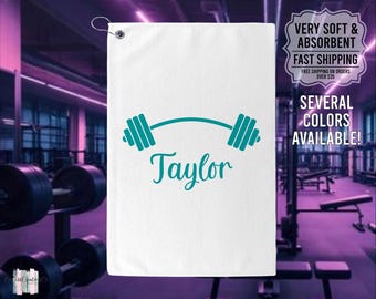 Gym Towel, Gym Work Out Towel, Custom Gym Towel, Gym Sweat Towel, Workout Fitness Towel, Personalized Gym Gift, Workout Towel Gift Ideas