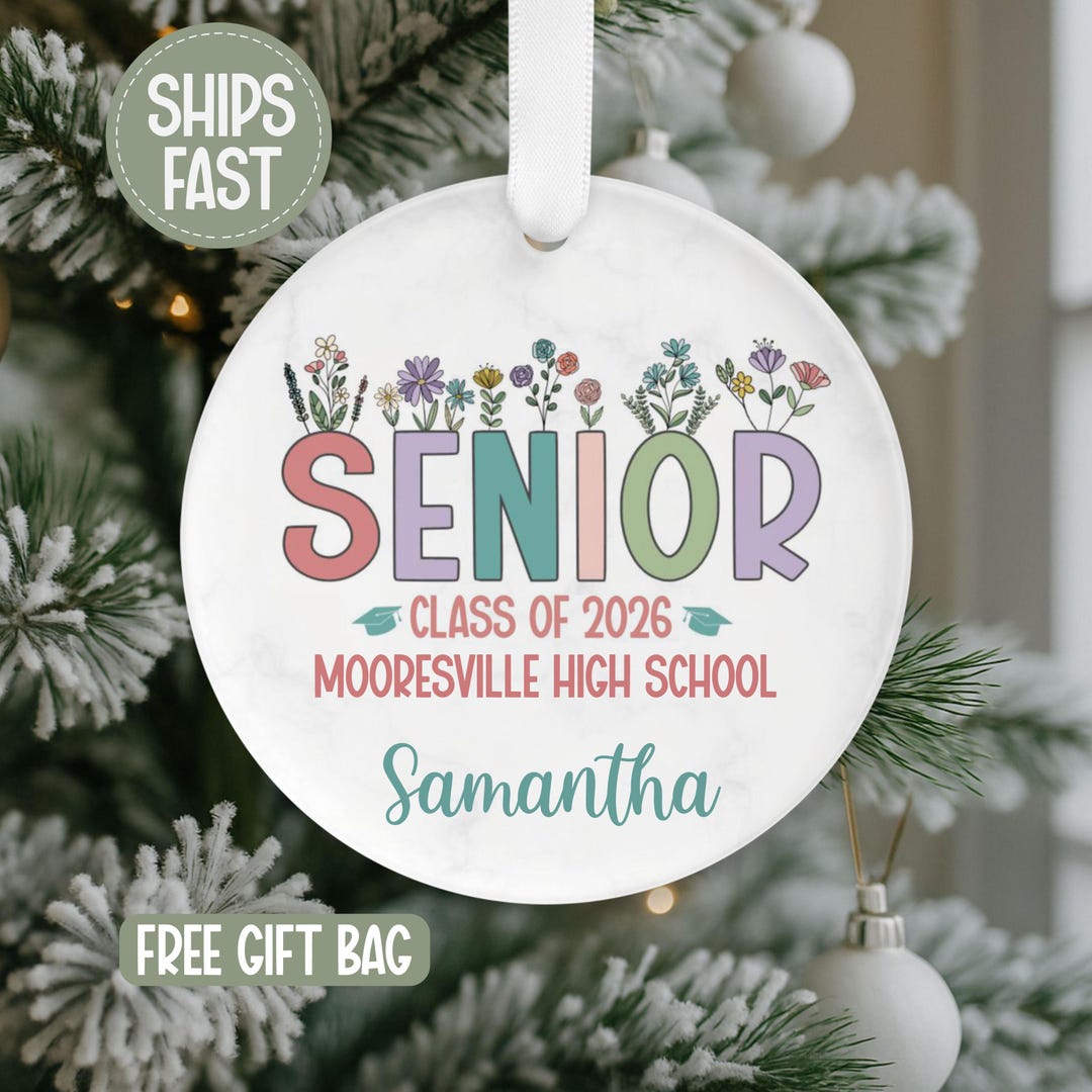 Class of 2026 Ornament, Senior Ornament , Graduation Ornament, Class of ...