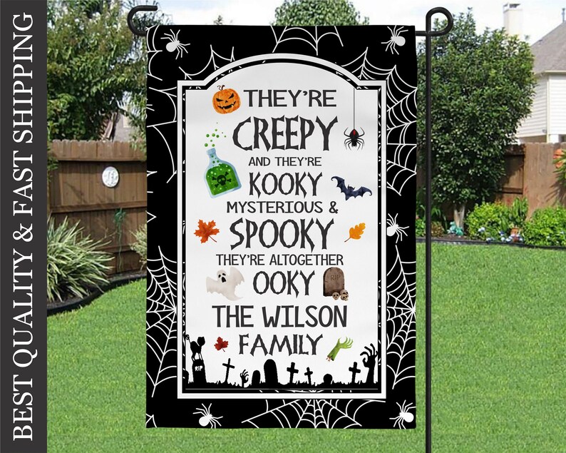 Halloween Garden Flag Trick or Treat Garden Flag Halloween