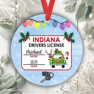New Driver Ornament, My First Car Ornament, New Driver Gift, New Car Keepsake, New Car Owner Ornament, Gift Ideas For Teen Drivers