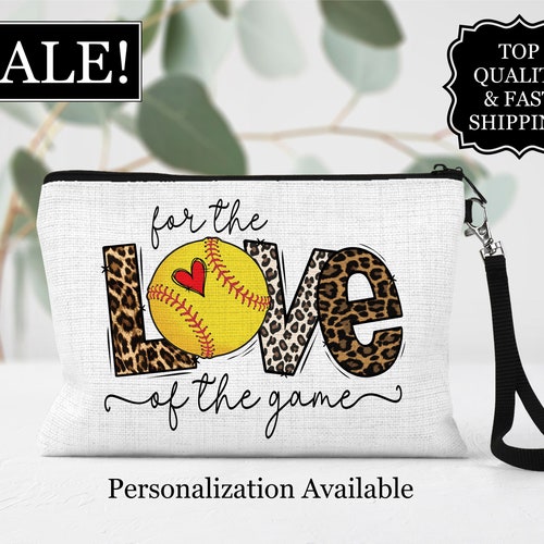Softball Cosmetic Bag Personalized Sports Make up Bag Custom - Etsy Softball Cosmetic Bag Personalized Sports Make up Bag Custom - Etsy