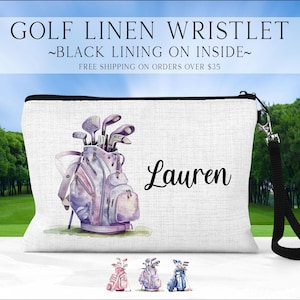Personalized Golf Bag, Ladies Golf Bag, Girls Trip Golf Bag, Custom Golf Tournament, Golf Tee Bag, Golf Lover Gift, Golf Accessories