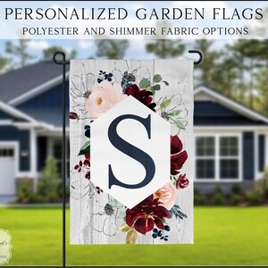 Floral Welcome Garden Flag, Spring Garden Flag, Summer Garden Flag, Porch Decor, Entry Flag, Yard Decor, Housewarming Gift