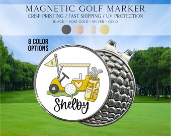 Golf Ball Marker, Golf Gift For Girls, Women Golf Ball Marker, Golf Gift For Teens, Personalized Golf Marker, Custom Name Golf Marker
