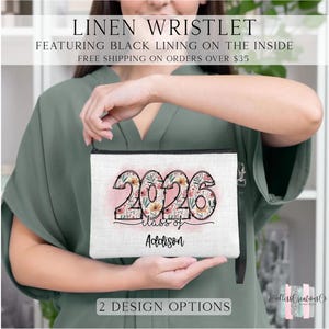 2026 Graduation Gift, Senior Cosmetic Bag, Class Of 2026 Bag, Personalized Graduation Gifts, 2026 Graduate Make Up Bag, Gifts for Her