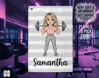Gym Towel, Gym Work Out Towel, Custom Gym Towel, Gym Sweat Towel, Workout Fitness Towel, Personalized Gym Gift, Workout Towel Gift Ideas