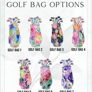 Golf Bag Wristlet, Golf Gift for Her, Preppy Purse, Small Zipper Pouch, Cute Golf Bag Accessory, Women’s Golf Gift 画像 4