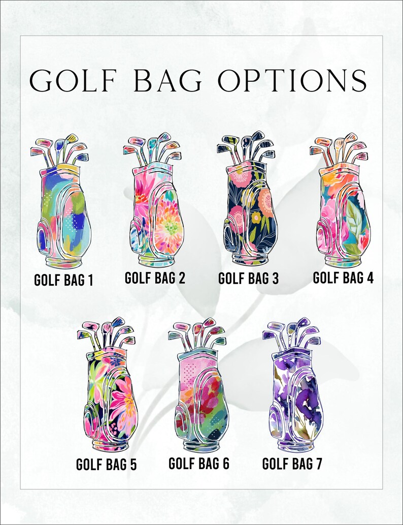 Golf Bag Wristlet, Golf Gift for Her, Preppy Purse, Small Zipper Pouch, Cute Golf Bag Accessory, Women’s Golf Gift 画像 4