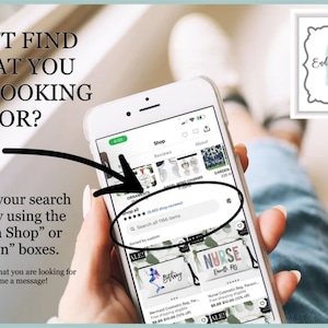 May include: A screenshot of a mobile phone displaying a search bar with the text "Search all 1166 items". The search bar is on a website with a shop interface. The website is for a shop called "Endless Creations Co."