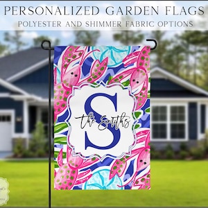 Summer Welcome Garden Flag, Beachy Welcome Garden Flag, Summer Yard Flag, Custom Porch Decor, Entry Flag, Yard Decor