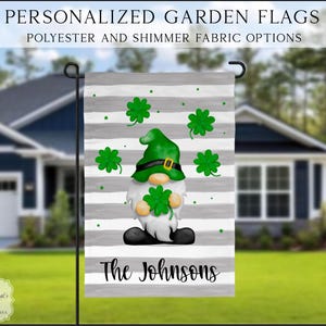 St. Patrick&#39;s Day  Garden Flag, Spring Garden Flag, Summer Garden Flag, Porch Decor, Entry Flag, Yard Decor, Housewarming Gift