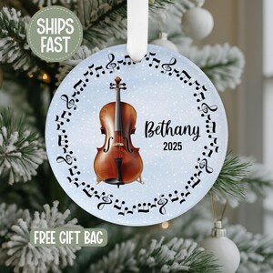 Cello Ornament, Cello Player Ornament, Cello Teacher Ornament, Musical Ornament, Personalized Cello Ornament, Musician Ornament