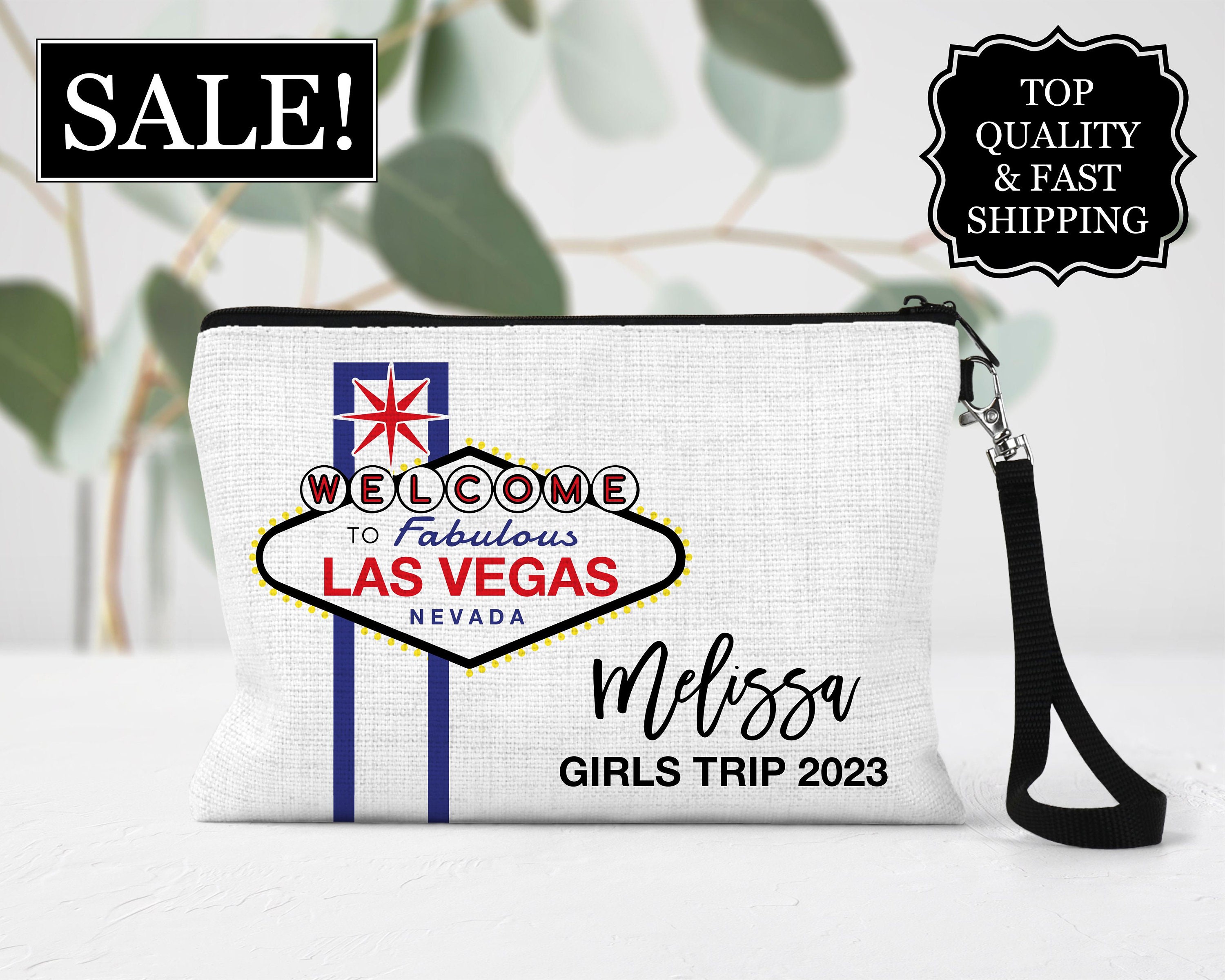 Welcome To Las Vegas Nevada Women's Purse Embroidered Canvas Gambling Dice  Party
