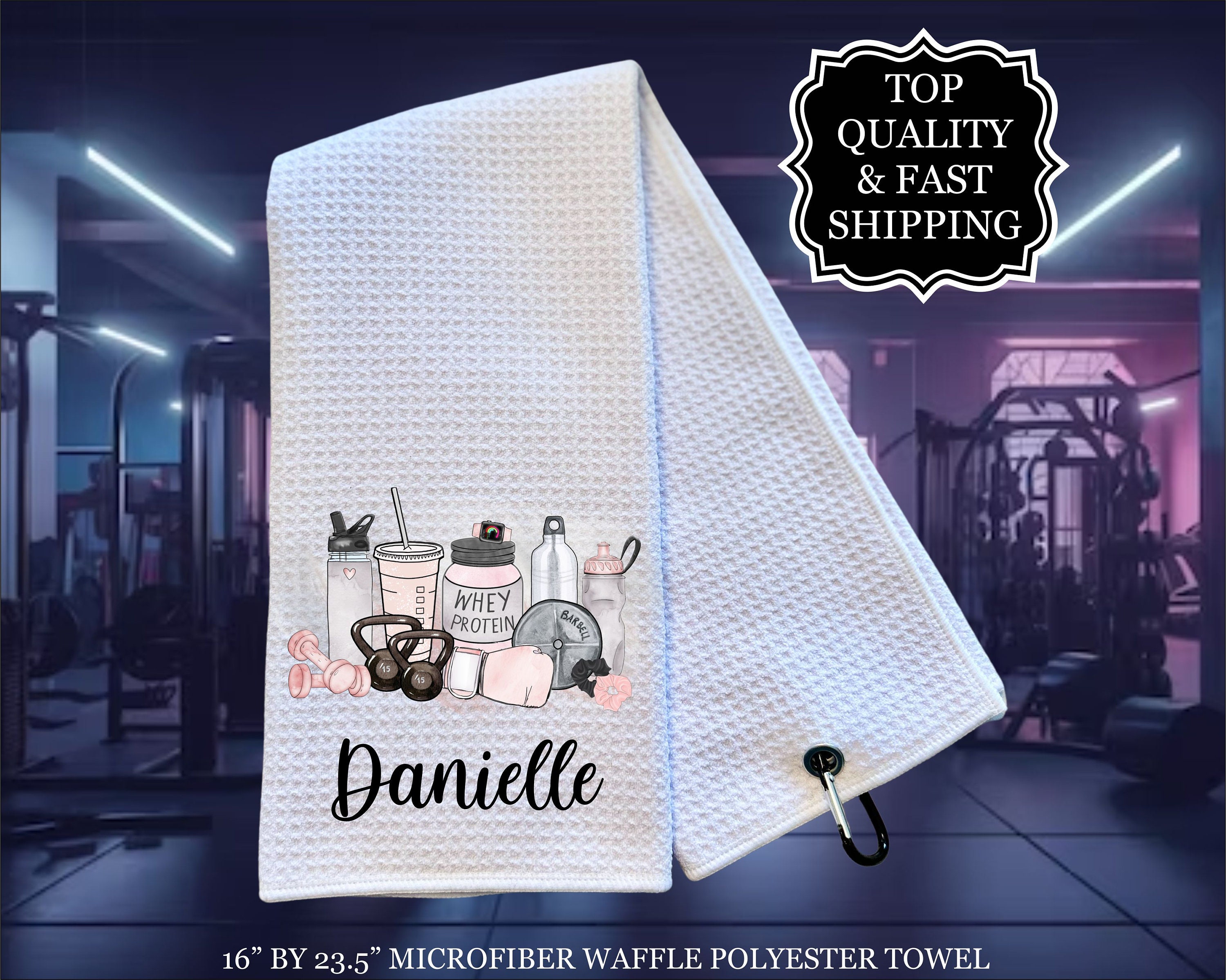 Personalized Gym Work Out Towel, Custom Gym Towel, Gym Sweat Towel, Workout Fitness Towel, Personalized Gym Gift, Workout Towel Gift Ideas