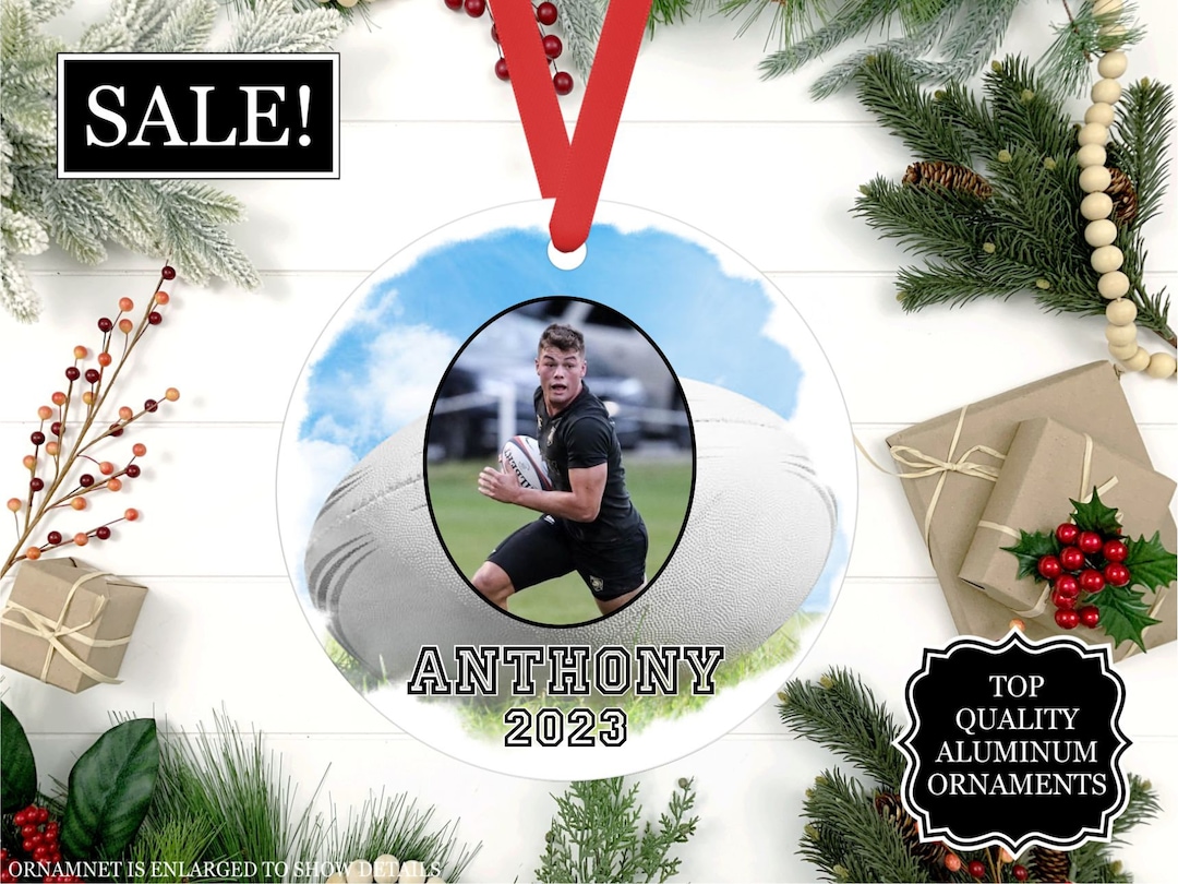 Rugby Ornament Rugby Player Christmas Ornament Rugby Team Etsy