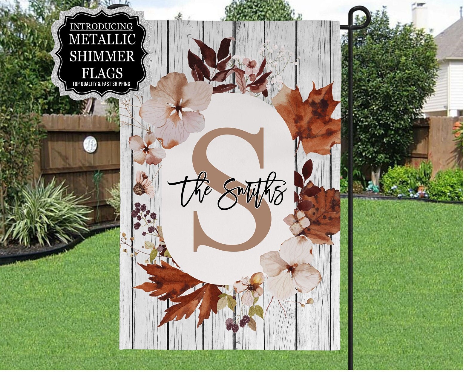 CROWNED BEAUTY Spring Patriotic Monogram Letter M Garden Flag Floral 12x18  Inch Double Sided for Out…See more CROWNED BEAUTY Spring Patriotic Monogram