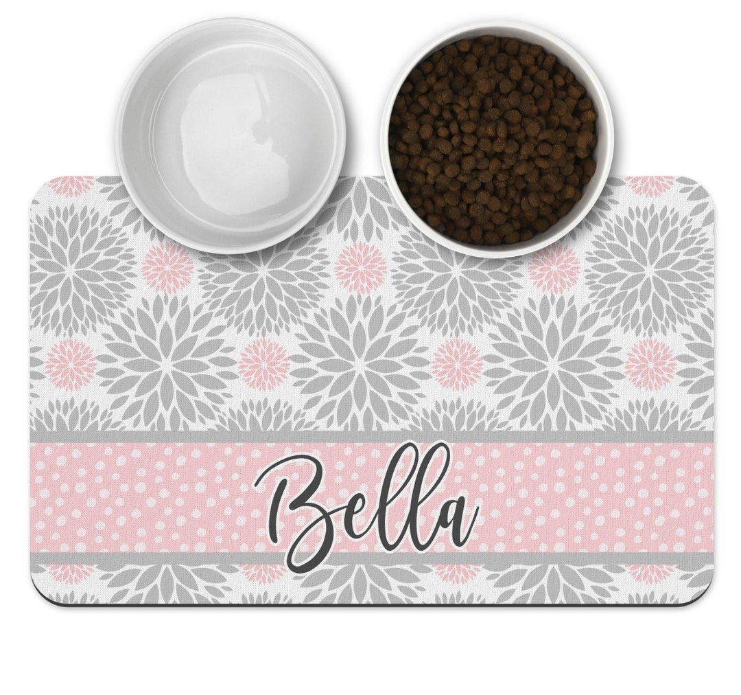 Personalized Pet Mat Pet Feeding Mat Pet Place Mat Custom Etsy