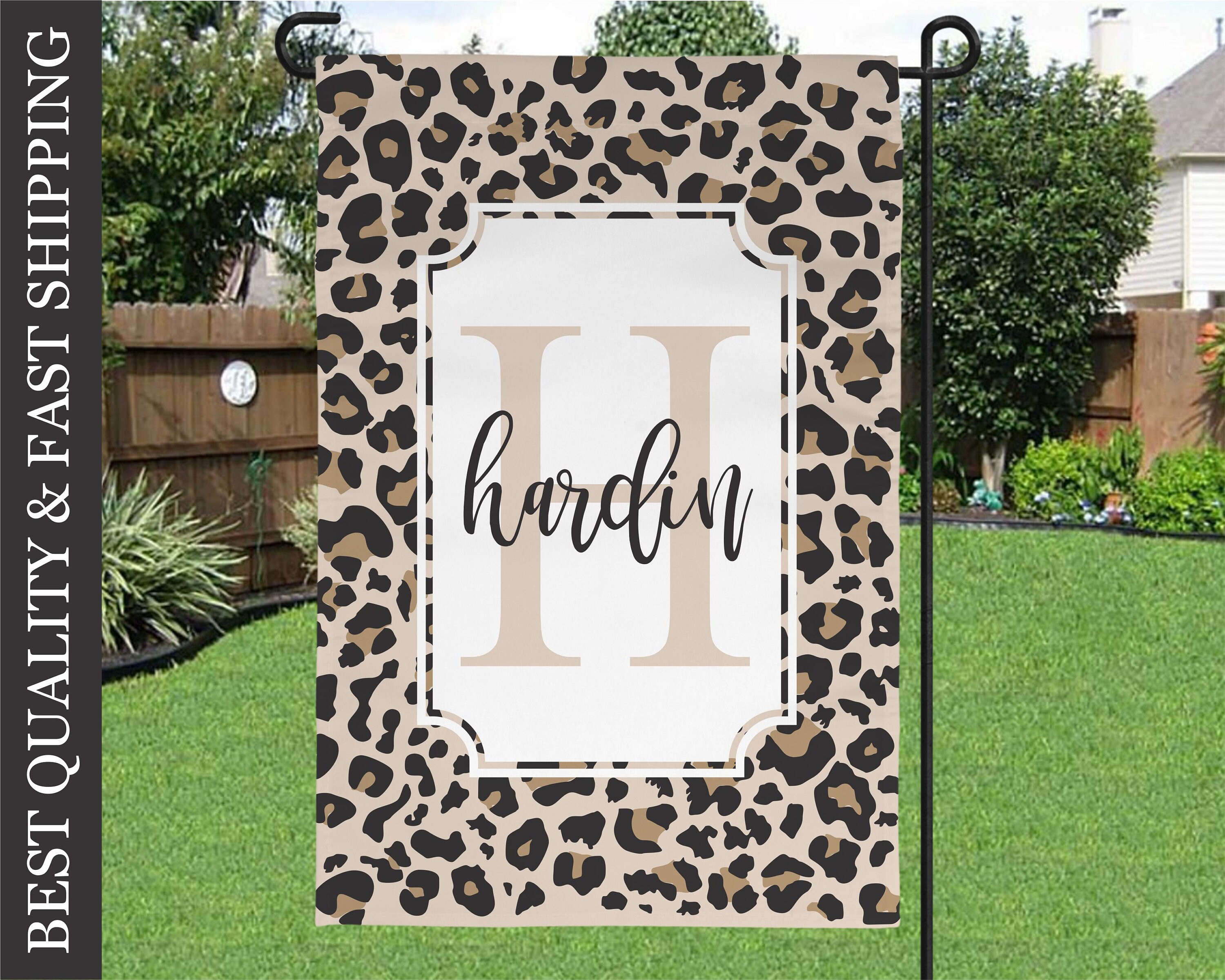 Leopard Garden Flag Spring Garden Flag Summer Garden Flag Etsy