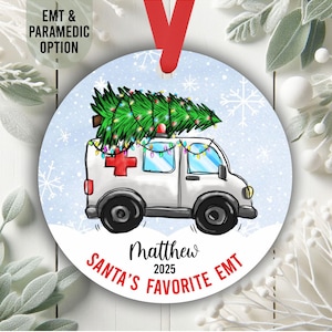 EMT Ornament, Paramedic Ornament, Ambulance Ornament, First Responder Ornament, First Responder Keepsake,  EMS Ornament, EMS Gift Ideas