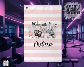 Gym Towel, Gym Work Out Towel, Custom Gym Towel, Gym Sweat Towel, Workout Fitness Towel, Personalized Gym Gift, Workout Towel Gift Ideas