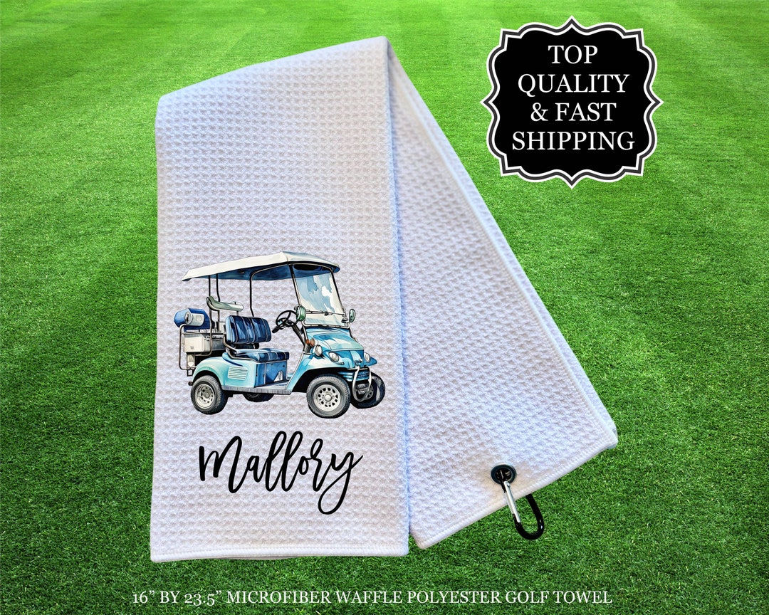 Personalized Golf Cart Towels Custom Golf Towels for Her Etsy