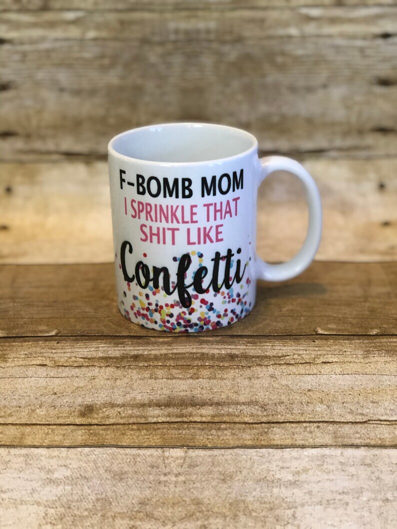 f bomb confetti cup