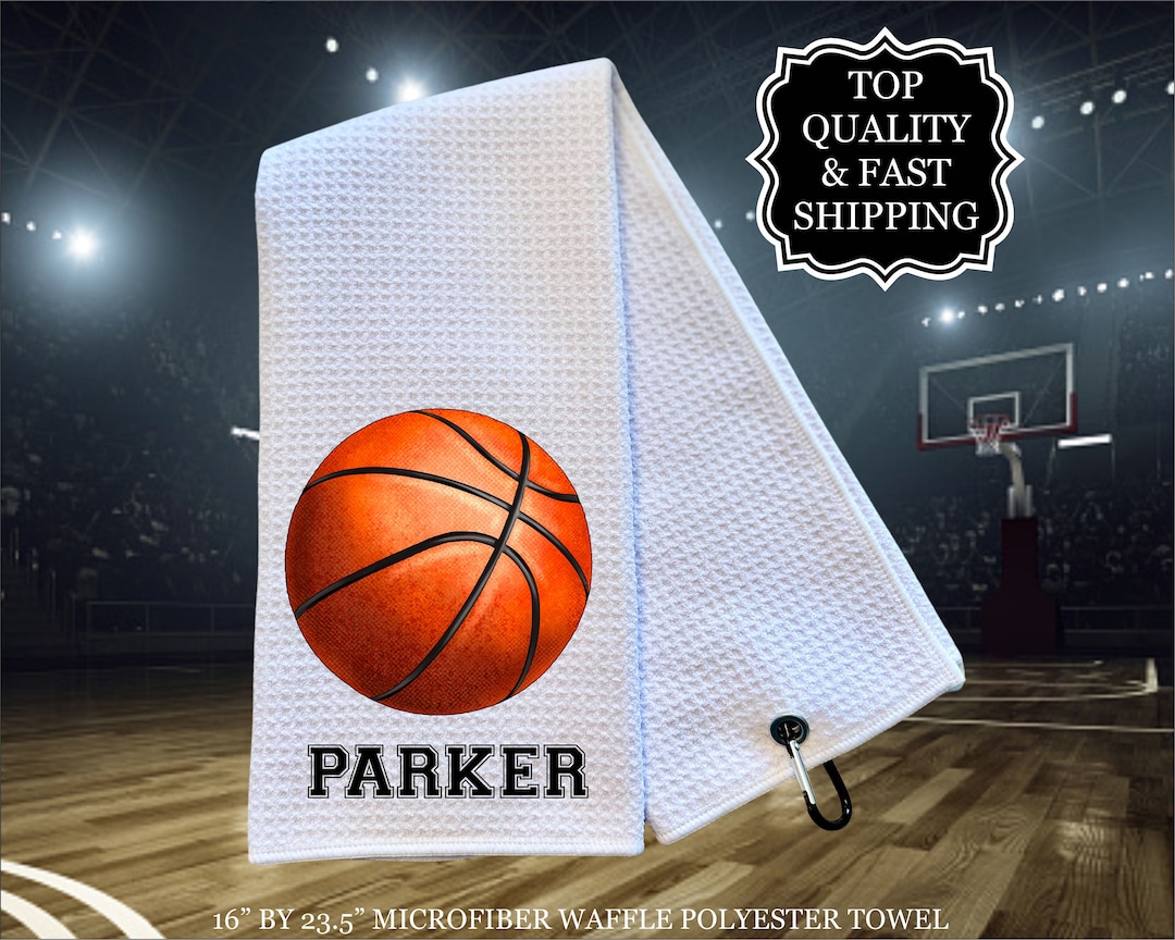 Personalized Basketball Towel, Custom Basketball Waffle Towels