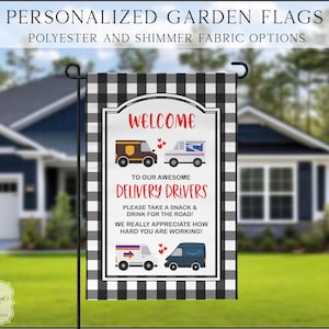 Delivery Driver Snack Flag, Delivery Driver Appreciation, Thank You Flag, Take A Snack, Christmas Delivery Driver Flag, Mailman Thank You
