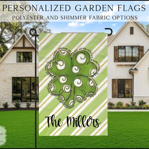 St. Patrick&#39;s Day Garden Flag, Spring Garden Flag, Summer Garden Flag, Porch Decor, Entry Flag, Yard Decor, Housewarming Gift