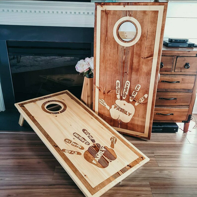 American Flag Series - Premium Cornhole Boards W Costa Rica