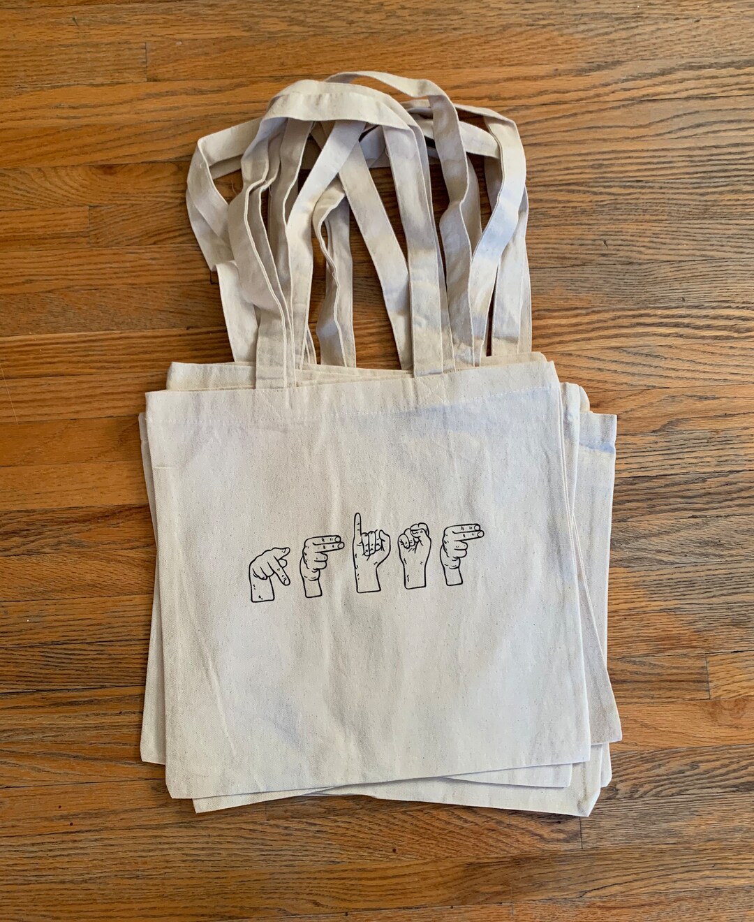 ASL Bag Phish Tote Phish Asl Bag American Sign Language Etsy
