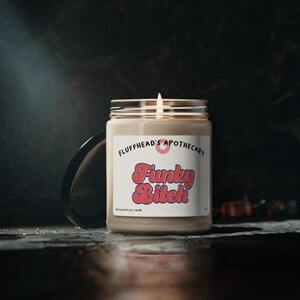 Chienne Funky, Femmes Phish, Poussins Phish, Bougie Phish, Bougie De Soja, Grande Bougie, Filles En Or, Choisissez Votre Parfum, Bougie En Pot De Soja, Paroles Phish
