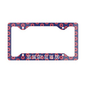 Slave to The Traffic Light, Phish lyrics Metal License Plate Frame, See The City, See The Zoo