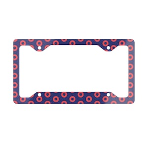 Phish Metal License Plate Frame, Phish License Plate, Phish Donuts, Phish Fishman Donuts, Phish Car, Phish Accessory, Phish Dad, Phish Gift
