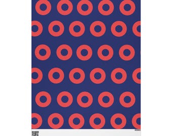 Phish Donut Wrapping Paper, Unique Illustrated Gift Wrap