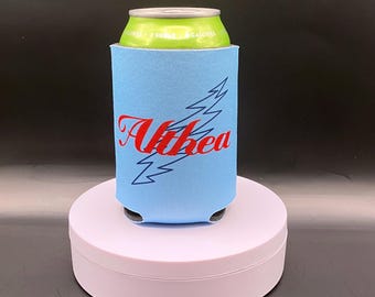Althea KOOZIE®, Grateful Dead Inspired Music KOOZIE® with Lightning Bolt Design - Standard Size Beverage Holder, Barbeque accessory