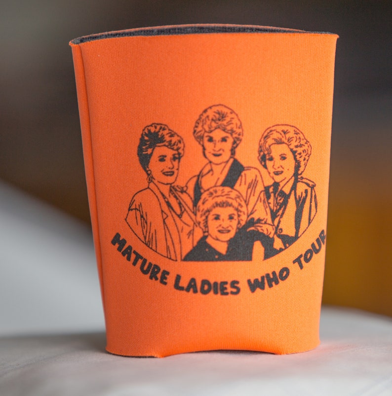 Golden Girls KOOZIE®, Phish KOOZIE®, Grateful Dead can cooler, Tour can cooler, Custom Drink Holder, Custom Beverage coolie, Summer Tour, image 1