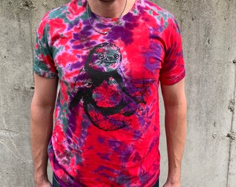 Sloth Tie Dye, Phish Tie Dye, Tie Dye Tshirt, Tie Dye Tee Shirt, Tie Dye, Phish Shirt, Outcasty Sloth, Phish T-shirt, Cute Sloth Shirt