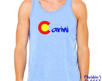 Unisex Carini Tank, Carini Phish, Phish Lyric Shirt, Phish Tank, Phish Tank, Colorado Flag Tank, Phish Colorado, Colorado Flag, Colorado C
