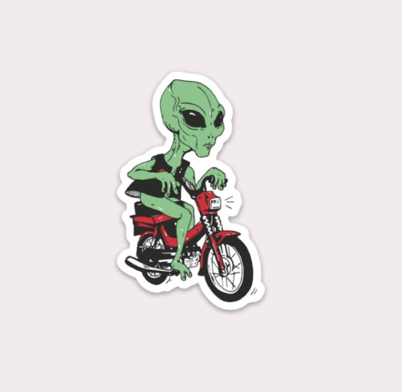 Saw it Again, Alien Sticker, Moped Sticker, Phish Sticker, Phish Stickers,  Phish Lyric, Phish Label, Fun Sticker, Vinyl Sticker -  Österreich