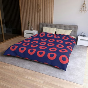 Housse de couette en microfibre Fishman Donuts : literie anti-hameçons