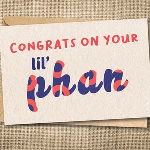 Tarjeta Phish, Paquete de alegría Phish, Tarjeta Phish para nuevo bebé, Bebé Phish, Nuevos padres Phish, Regalo Phish, Tarjeta para regalo, Baby Shower Phish, Fishman