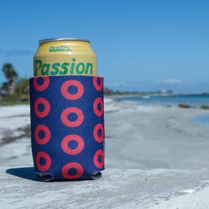 Phish KOOZIE® Drink Holder: Fishman Donut Beer Can Cooler